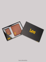 Lee hombres juego de 2 piezas de cartera plegable Pebble coñac accesorio Z6H6F1160 - Image 2