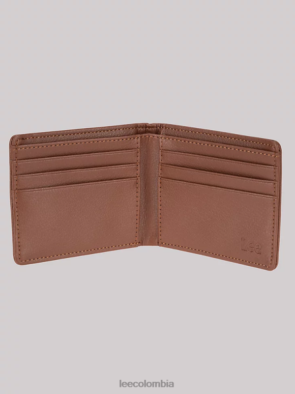 Lee hombres juego de 2 piezas de cartera plegable Pebble coñac accesorio Z6H6F1160 - Image 3