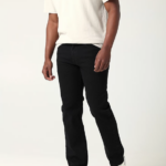 Lee hombres legendario jean recto regular negro sobreteñido ropa Z6H6F498