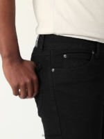Lee hombres legendario jean recto regular negro sobreteñido ropa Z6H6F498 - Image 4