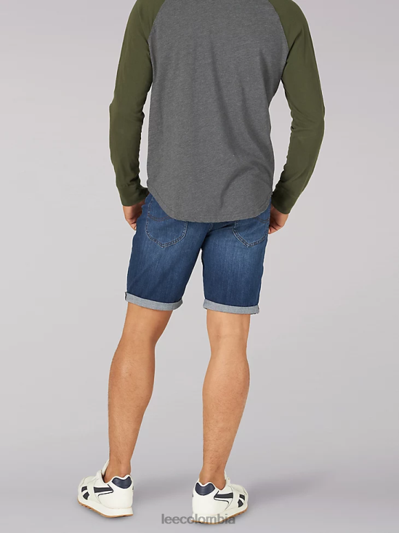 Lee hombres legendario pantalón corto de 5 bolsillos de ajuste regular estragos ropa Z6H6F1075 - Image 2