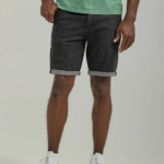 Lee hombres legendario pantalón corto de corte regular con cinco bolsillos negro lavado ropa Z6H6F1074