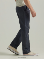 Lee hombres legendario pantalón relajado y recto con parte delantera plana Armada ropa Z6H6F715 - Image 4