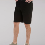 Lee hombres movimiento extremo corto (grande y alto) negro ropa Z6H6F1105