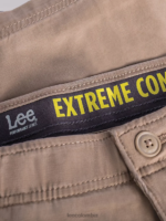 Lee hombres movimiento extremo corto tela escocesa de hierro ropa Z6H6F1084 - Image 3