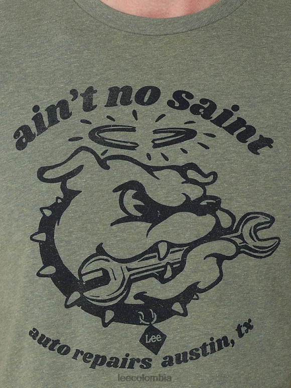 Lee hombres no hay camiseta gráfica de santo brezo salvia ropa Z6H6F866 - Image 3