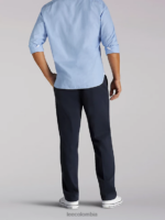 Lee hombres pantalón caqui de ajuste relajado de movimiento extremo Armada ropa Z6H6F739 - Image 2