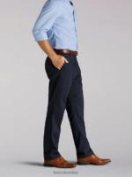 Lee hombres pantalón caqui de ajuste relajado de movimiento extremo Armada ropa Z6H6F739 - Image 5