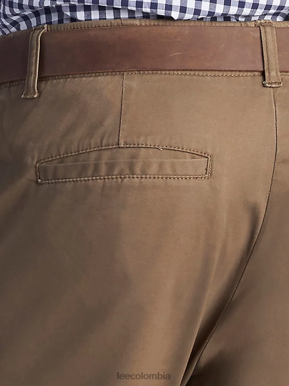 Lee hombres pantalón caqui de movimiento extremo (grande y alto) especia de madera ropa Z6H6F770 - Image 4