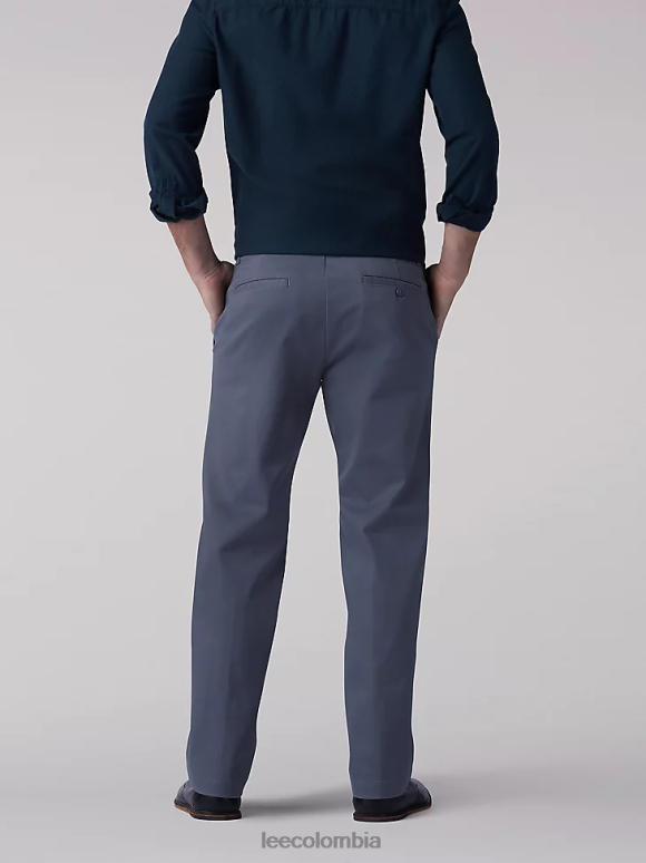Lee hombres pantalón caqui de movimiento extremo gris antiguo ropa Z6H6F720 - Image 2