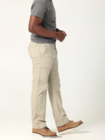Lee hombres pantalón cargo de lona con bolsillo ribeteado mvp de movimiento extremo caqui kansas ropa Z6H6F801 - Image 3