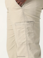 Lee hombres pantalón cargo de lona con bolsillo ribeteado mvp de movimiento extremo caqui kansas ropa Z6H6F801 - Image 4