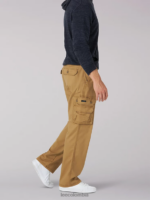 Lee hombres pantalón cargo de sarga de ajuste relajado Wyoming Borbón ropa Z6H6F797 - Image 3