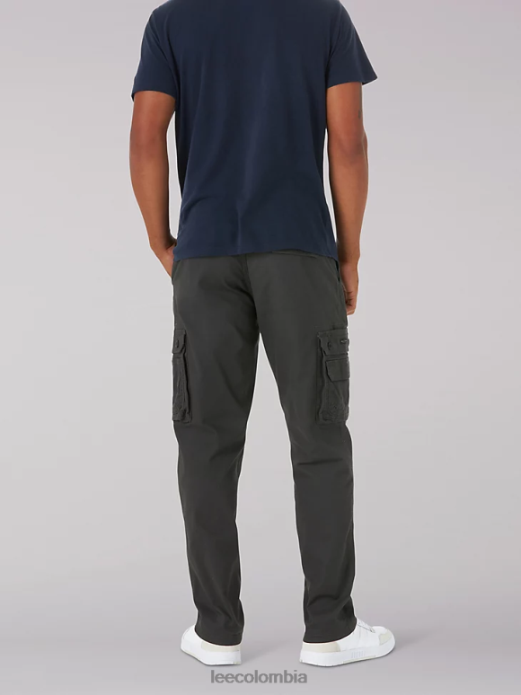 Lee hombres pantalón cargo de sarga de ajuste relajado Wyoming sombra ropa Z6H6F796 - Image 2