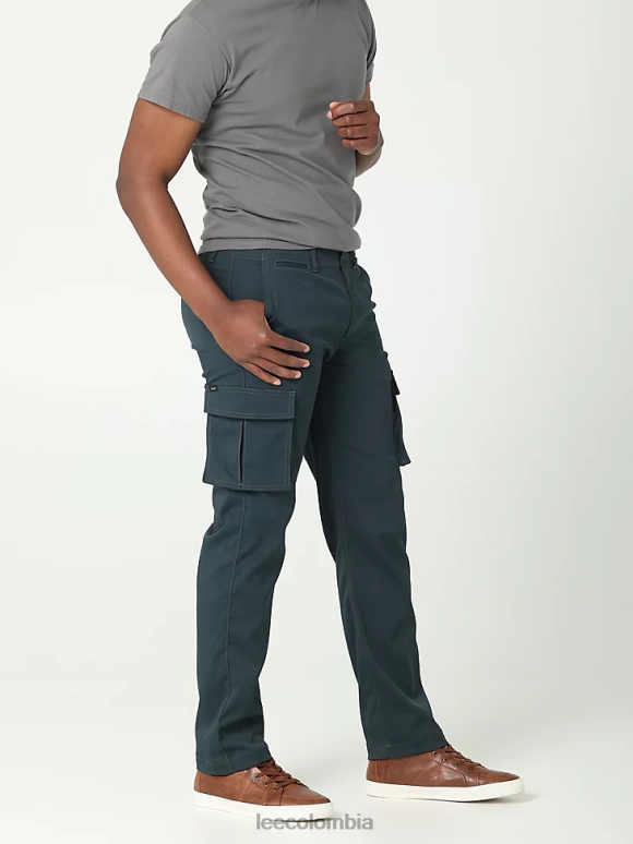 Lee hombres Pantalón cargo sintético Extreme Motion de corte recto carbón ropa Z6H6F823 - Image 3