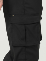 Lee hombres Pantalón cargo sintético Extreme Motion de corte recto negro ropa Z6H6F825 - Image 5