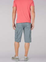 Lee hombres pantalón corto cargo cameron de movimiento extremo y ajuste relajado gris tecnología ropa Z6H6F982 - Image 2