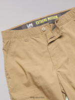 Lee hombres pantalón corto cargo cameron de movimiento extremo y ajuste relajado kc caqui ropa Z6H6F977 - Image 6