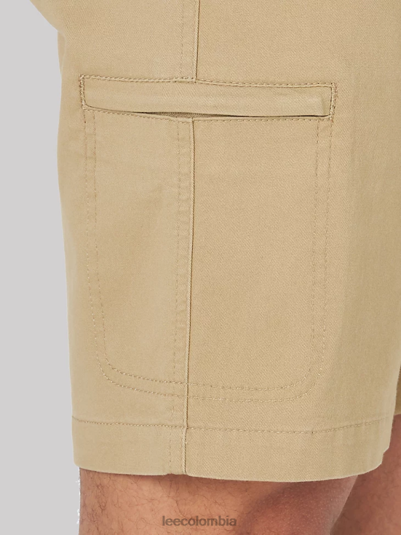 Lee hombres Pantalón corto cargo con ribete de movimiento extremo (grande y alto) adular ropa Z6H6F1054 - Image 4