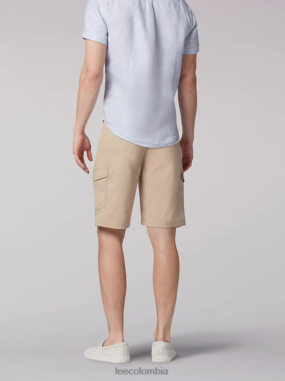 Lee hombres pantalón corto cargo con tecnología de movimiento extremo brezo caqui ropa Z6H6F1032 - Image 2