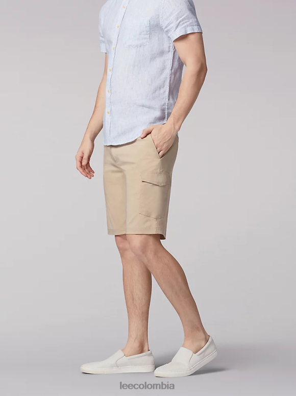 Lee hombres pantalón corto cargo con tecnología de movimiento extremo brezo caqui ropa Z6H6F1032 - Image 1