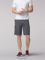 Lee hombres pantalón corto cargo con tecnología de movimiento extremo carbón oscuro ropa Z6H6F1033