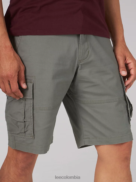 Lee hombres pantalón corto carolina cargo de movimiento extremo artemisa ropa Z6H6F990 - Image 4