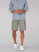 Lee hombres pantalón corto tipo cargo brooklyn hd gris ropa Z6H6F996