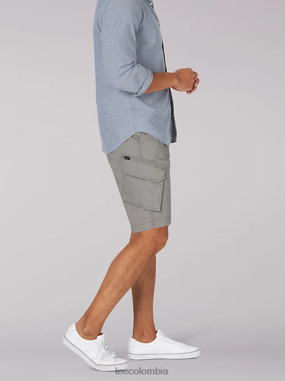 Lee hombres pantalón corto tipo cargo brooklyn hd gris ropa Z6H6F996 - Image 3