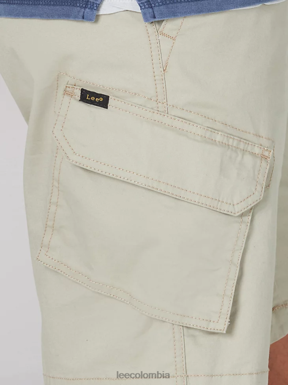 Lee hombres pantalón corto tipo cargo brooklyn kc caqui ropa Z6H6F993 - Image 5