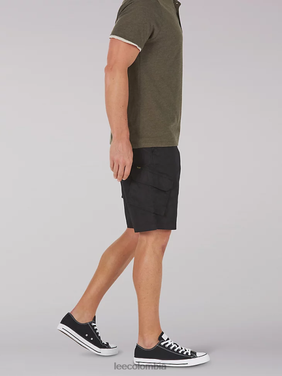 Lee hombres pantalón corto tipo cargo brooklyn unión-todo negro ropa Z6H6F997 - Image 3