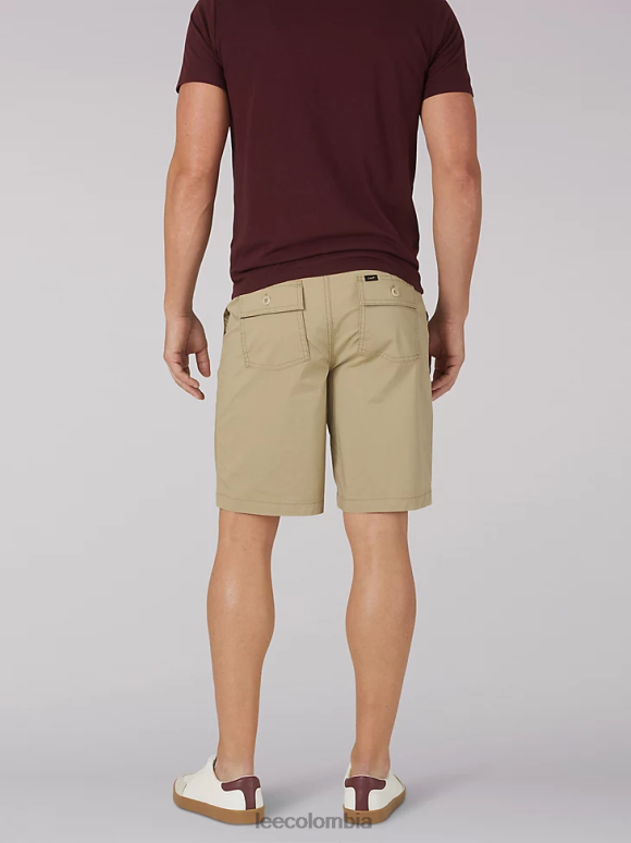 Lee hombres pantalón corto utilitario con bolsillo profundo y movimiento extremo kc caqui ropa Z6H6F1025 - Image 2