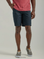 Lee hombres pantalón corto utilitario con bolsillo profundo y movimiento extremo unión todo negro ropa Z6H6F1026