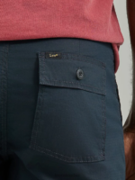 Lee hombres pantalón corto utilitario con bolsillo profundo y movimiento extremo unión todo negro ropa Z6H6F1026 - Image 4