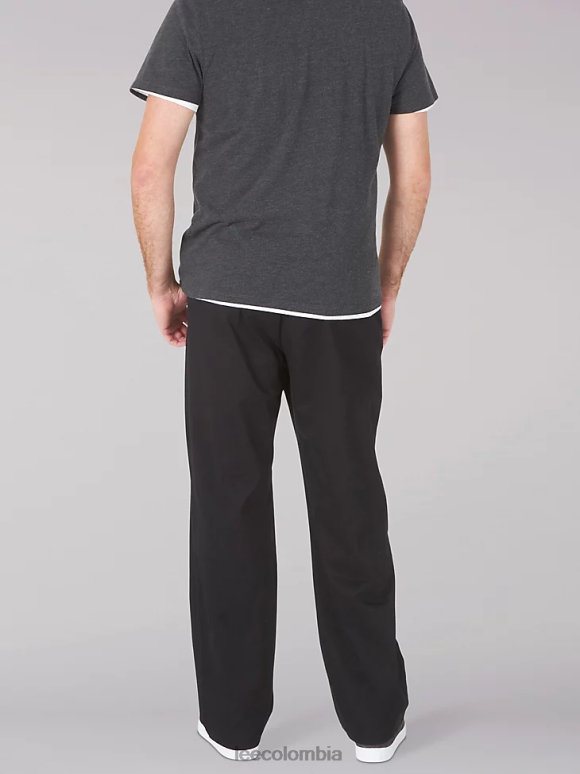 Lee hombres pantalón de corte recto mvp de movimiento extremo (grande y alto) negro ropa Z6H6F774 - Image 2