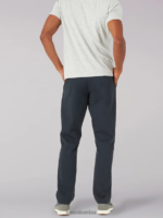 Lee hombres pantalón de frente plano de ajuste relajado mvp de movimiento extremo Armada ropa Z6H6F757 - Image 2