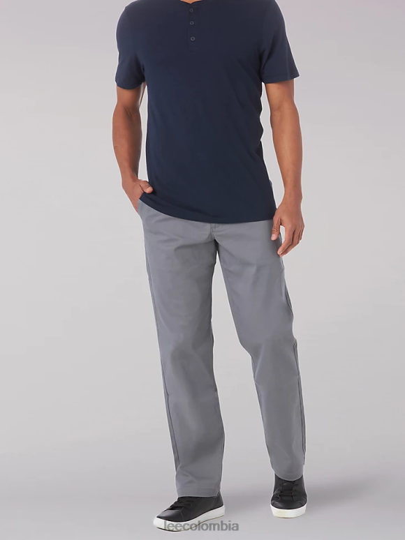 lee_hombres_pantalon_de_frente_plano_de_corte_recto_mvp_de_movimiento_extremo_grava_ropa_z6h6f744.png Lee hombres pantalón de frente plano de corte recto mvp de movimiento extremo grava ropa Z6H6F744 - Image 1