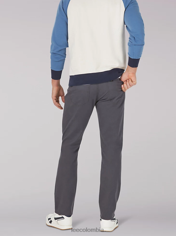 Lee hombres pantalón de sarga de corte recto mvp de movimiento extremo ingeniero ropa Z6H6F731 - Image 2