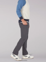Lee hombres pantalón de sarga de corte recto mvp de movimiento extremo ingeniero ropa Z6H6F731 - Image 3