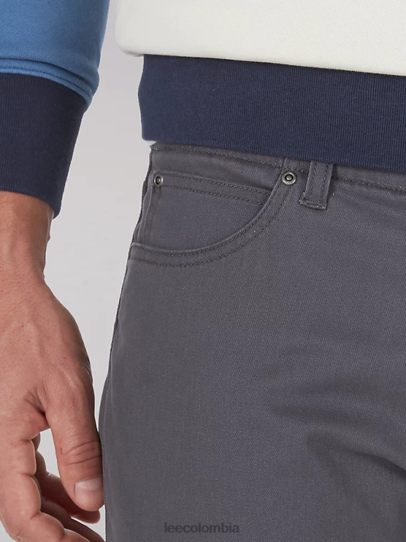 Lee hombres pantalón de sarga de corte recto mvp de movimiento extremo ingeniero ropa Z6H6F731 - Image 4