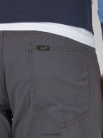 Lee hombres pantalón de sarga de corte recto mvp de movimiento extremo ingeniero ropa Z6H6F731 - Image 5