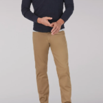 Lee hombres pantalón de sarga de corte recto mvp de movimiento extremo oscar caqui ropa Z6H6F734