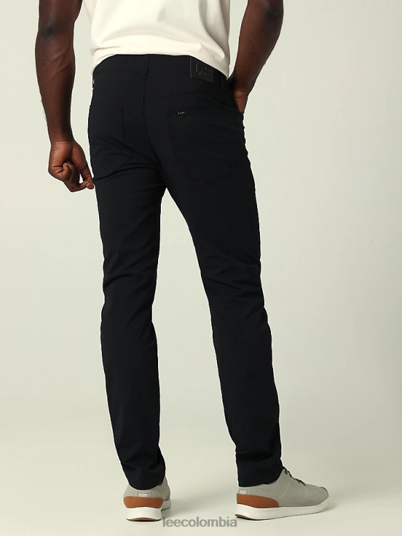 Lee hombres Pantalón sintético de corte slim Extreme Motion negro ropa Z6H6F710 - Image 2