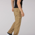 Lee hombres pantalones cargo de sarga de movimiento extremo oscar caqui ropa Z6H6F811