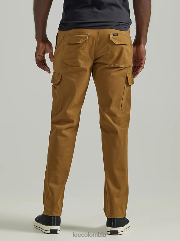 Lee hombres pantalones cargo de sarga de movimiento extremo planta rodadora ropa Z6H6F808 - Image 3