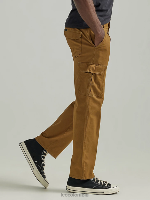 Lee hombres pantalones cargo de sarga de movimiento extremo planta rodadora ropa Z6H6F808 - Image 4