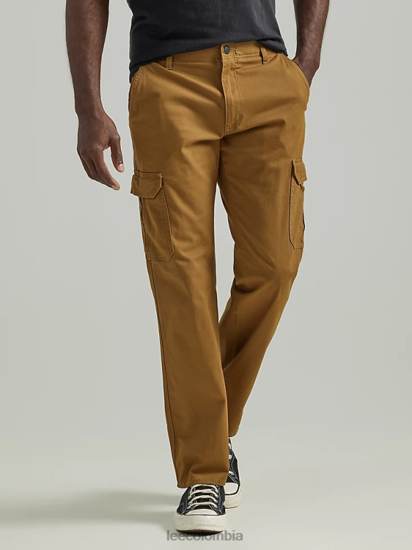 Lee hombres pantalones cargo de sarga de movimiento extremo planta rodadora ropa Z6H6F808 - Image 1