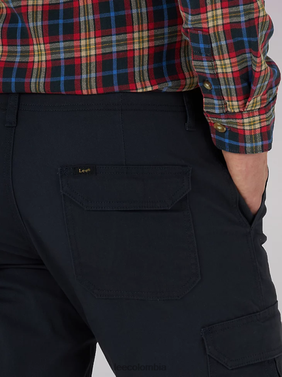 Lee hombres pantalones cargo mvp de corte recto Armada ropa Z6H6F815 - Image 3