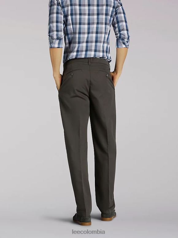 Lee hombres pantalones cónicos de corte relajado Total Freedom carbón ropa Z6H6F781 - Image 2