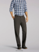 Lee hombres pantalones cónicos de corte relajado Total Freedom carbón ropa Z6H6F781